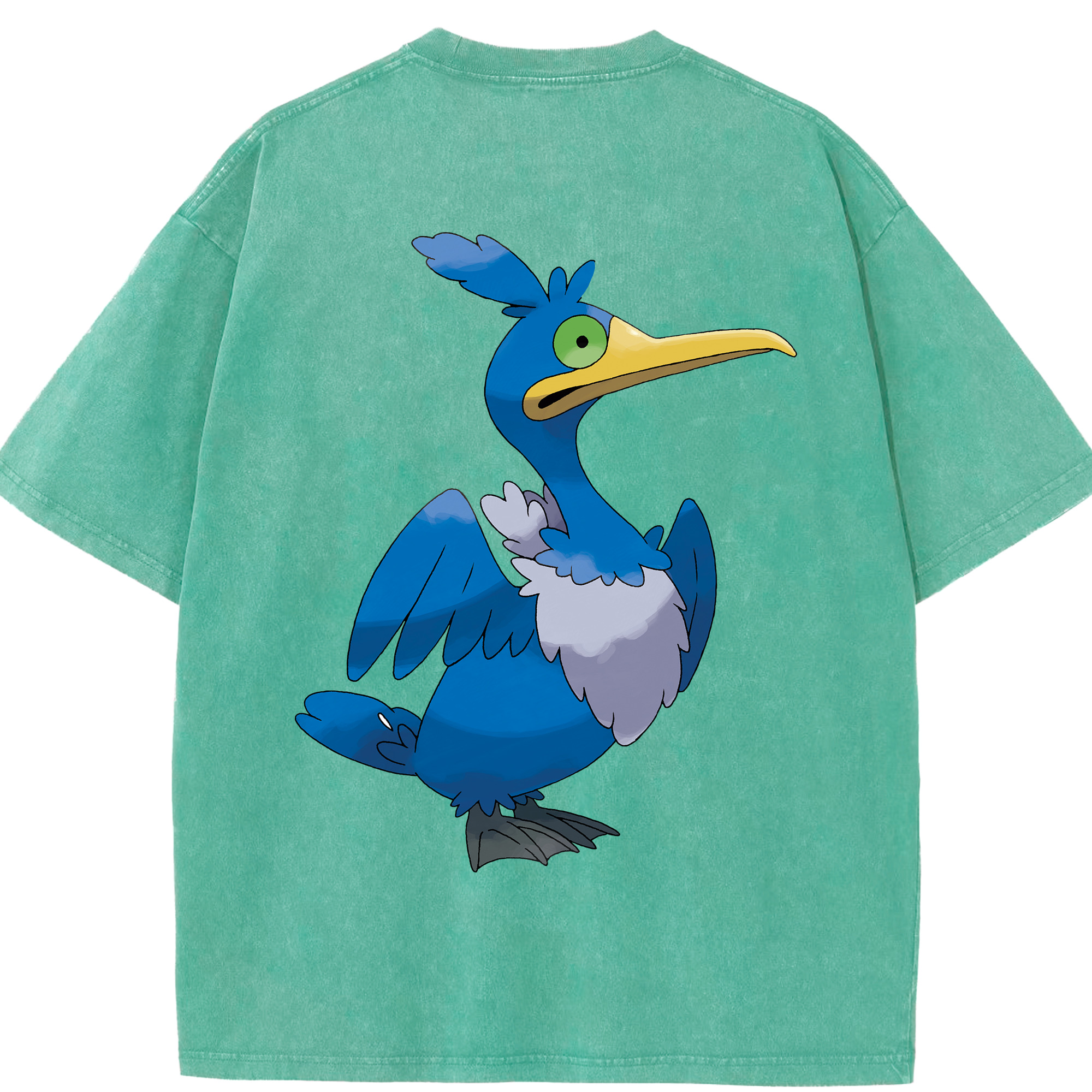 （画像用） ポケットモンスター Pokémon 綿100% ヴィンテージ風 半袖Tシャツ（背面プリント）
